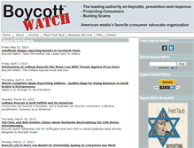 Tablet Screenshot of boycottwatch.org