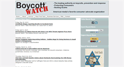 Desktop Screenshot of boycottwatch.com