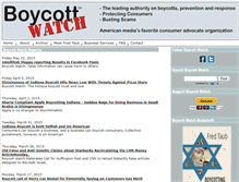 Tablet Screenshot of boycottwatch.com